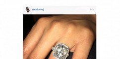 BIRTHDAY BLING: @NickiMinaj Shows Off Her Flawless Stone On Instagram 