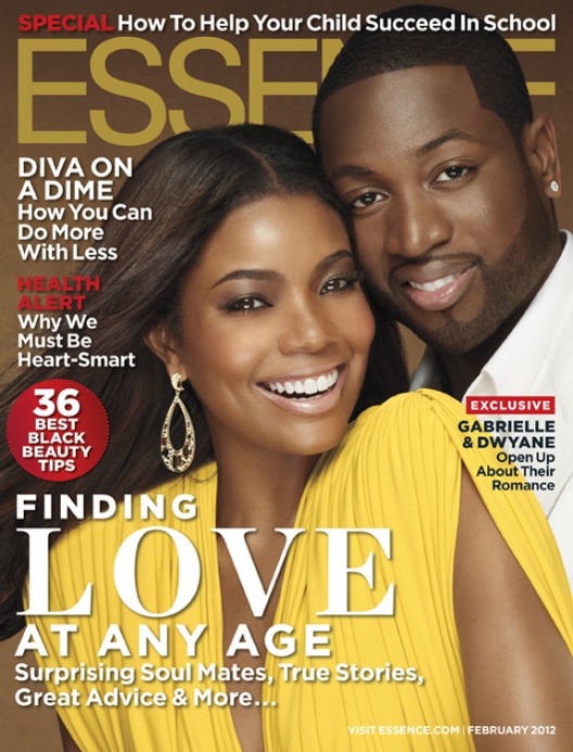 Gabrielle Union and Dwyane Wade for Essence February 2012