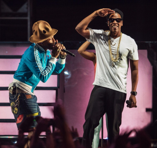 Pharrell & Jay-Z Perform At Coachella 2014 