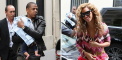 Jay-Z On Daddy Duty In Paris: Spotted Carrying Blue Ivy (Photo)