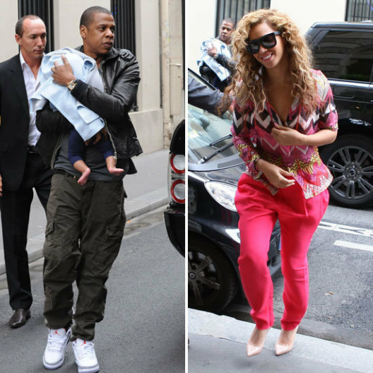 Jay-Z On Daddy Duty In Paris: Spotted Carrying Blue Ivy (Photo)