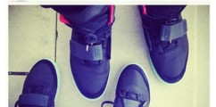 Kim Kardashian Shows Off Her Air Yeezys On Instagram (Photo)