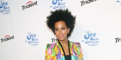 [CELEB STYLE ADDICTION] Solange Knowles Rocks Out In Roberto Cavalli