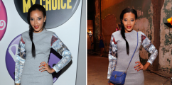 Get Her Look For Less: Angela Simmons' Sweatshirt Dress