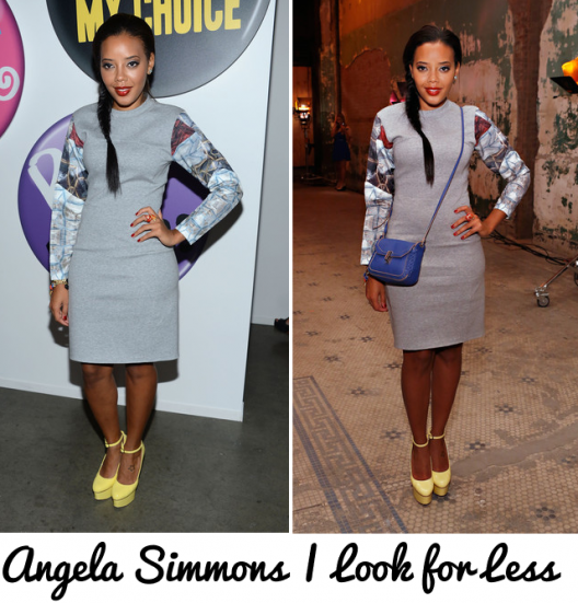Get Her Look For Less: Angela Simmons' Sweatshirt Dress