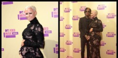 It’s Official: Amber Rose Reveals Her Baby Bump At The MTV Video Music Awards