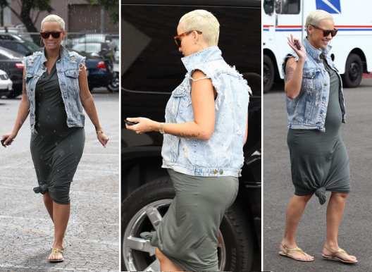 Get Her Look: Amber Rose [Expecting Mother Style] 