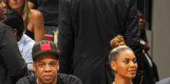 Jay-Z & Beyonce Spotted Courtside In Miami At The Heat Vs. Hawks Game