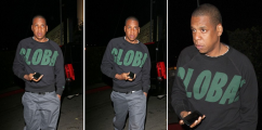 Jay-Z Rocks Acne Shirt x Nike Air Force 180 Kicks: Ladies Get His Look For Less