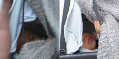 The Carters Arrive In LA For The Grammys...........Blue Ivy Sighting!