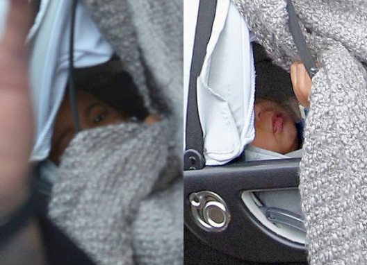 The Carters Arrive In LA For The Grammys...........Blue Ivy Sighting!