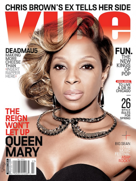 Mary J. Blige Covers VIBE Magazine Feb/March 2013 Issue
