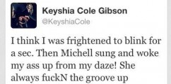 .@KeyshiaCole Keeps It 100: Singer Tweets Michelle Williams Always F'in Up Destiny's Child Groove!