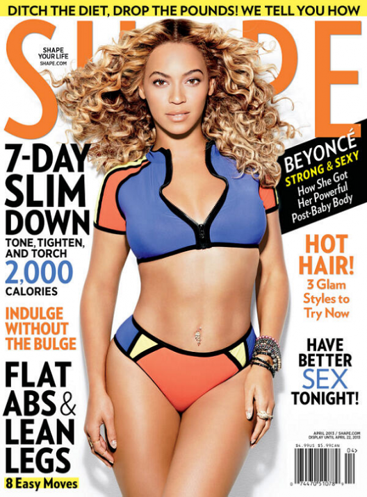Beyonce Shows Off Her Fit Body On The Cover Of Shape Magazine April Issue!