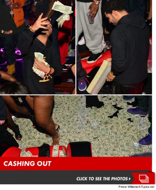 Money Ain't A Thang: Drake Unleashed $50k On Dancers At A Strip Club In Charlotte During CIAA Weekend