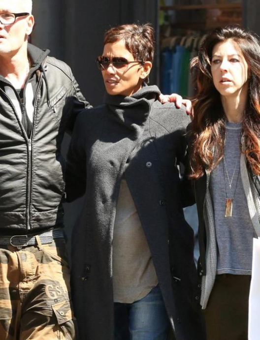 Halle Berry x Baby Bump Spotted In NYC
