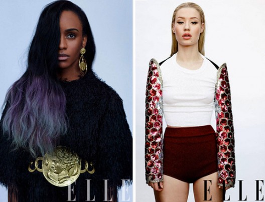 Female Mc's Iggy Azalea x Angel Haze Appear In ELLE Magazine Women In Music Issue