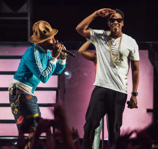 Pharrell & Jay-Z Perform At Coachella 2014
