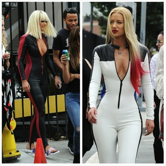 ON SET: Iggy Azalea x Rita Ora Spotted Shooting Their Music Video For