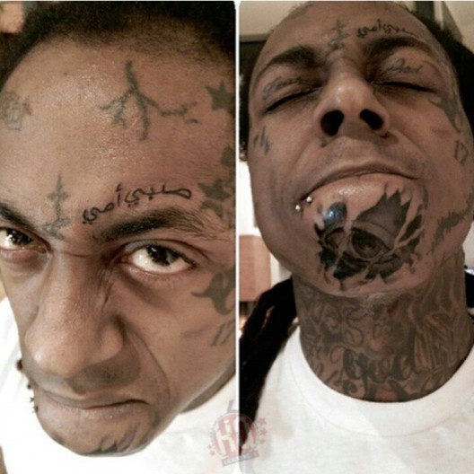 Lil Wayne Is Addicted To Ink: Rapper Get's Three More Face Tattoos 