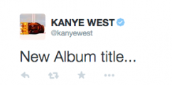 KANYE WEST SHARES NEW ALBUM TITLE & ARTWORK