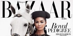 CHANEL IMAN FOR HARPER'S BAZAAR ARABIA
