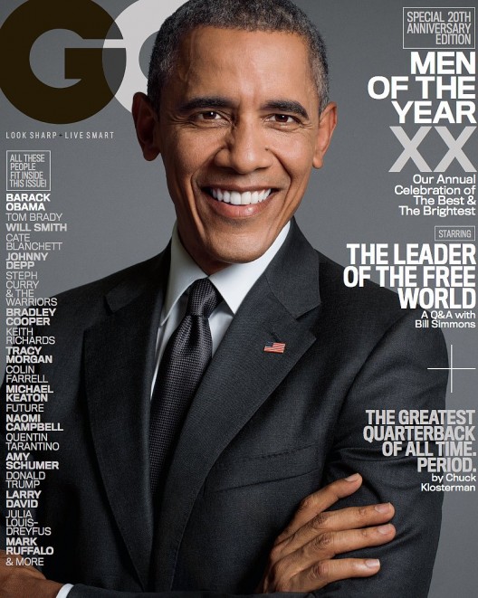 Barack Obama x GQ Magazine December 2015 Issue 
