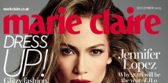 JENNIFER LOPEZ x MARIE CLAIRE UK DECEMBER 2015 ISSUE