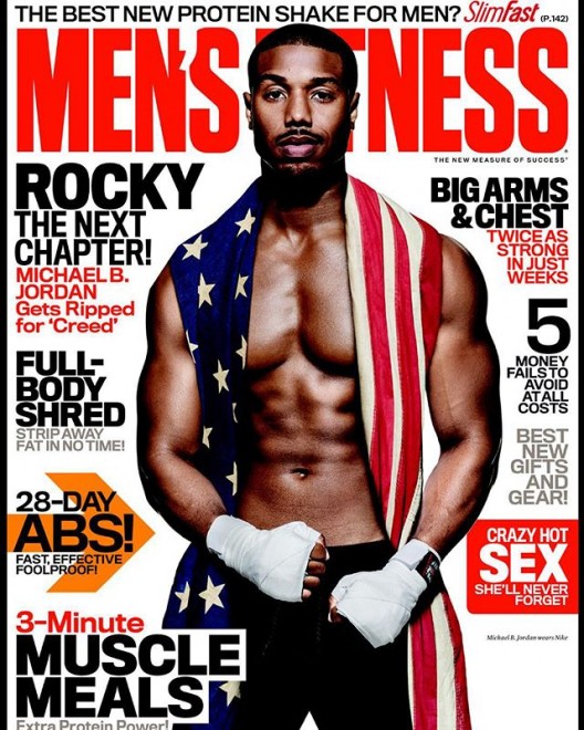 EYE CANDI: Actor Michael B Jordan Is Serving Loads Of Sexiness On The Cover Of Men's Fitness Magazine