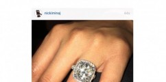 BIRTHDAY BLING: @NickiMinaj Shows Off Her Flawless Stone On Instagram