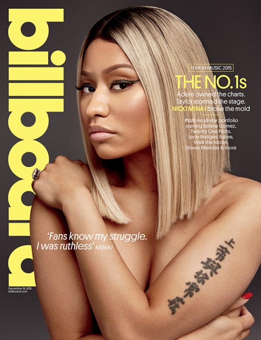 Nicki Minaj Graces The Cover Of  Billboard Magazine: Talks Taking Relationship Advice From Jay Z & Beyonce  'They're So Strong'