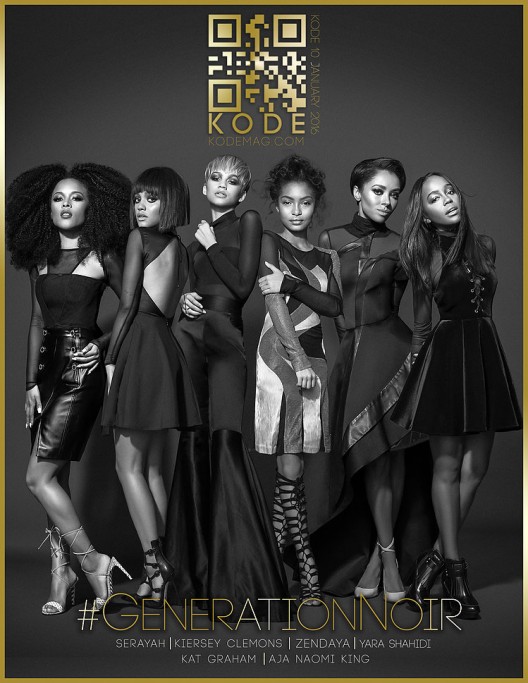 YOUNG BLACK & FOC-- USED: Six of Hollywood's Most Talented Black Actresses Grace The Cover of Kode Magazine
