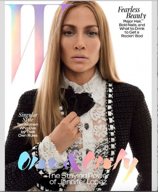 Jennifer Lopez Graces The May Issue Of W Magazine + Delivers A Message About Loving Your Butt Sir Mix-A-Lot Style