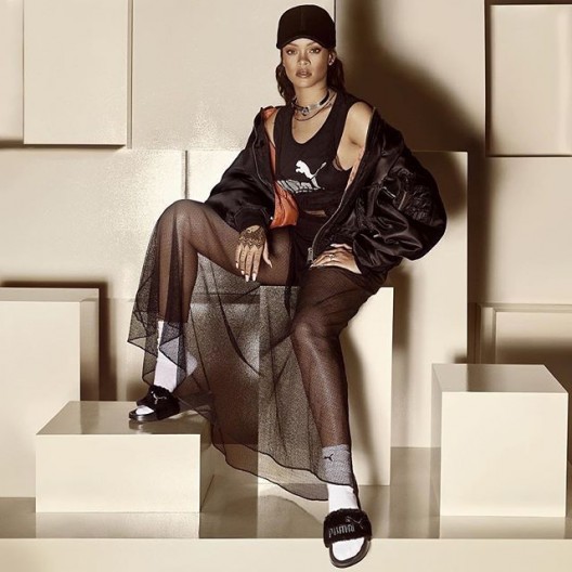 COMFORT & STYLE: Rihanna x PUMA Set To Drop Furry Slides