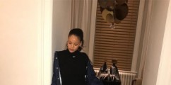 SLAY ALWAYS: Rihanna Calmly Slays In Saint Laurent Yeti Boots