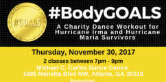 ATL EVENT: #BodyGOALS Charity Dance Workout
